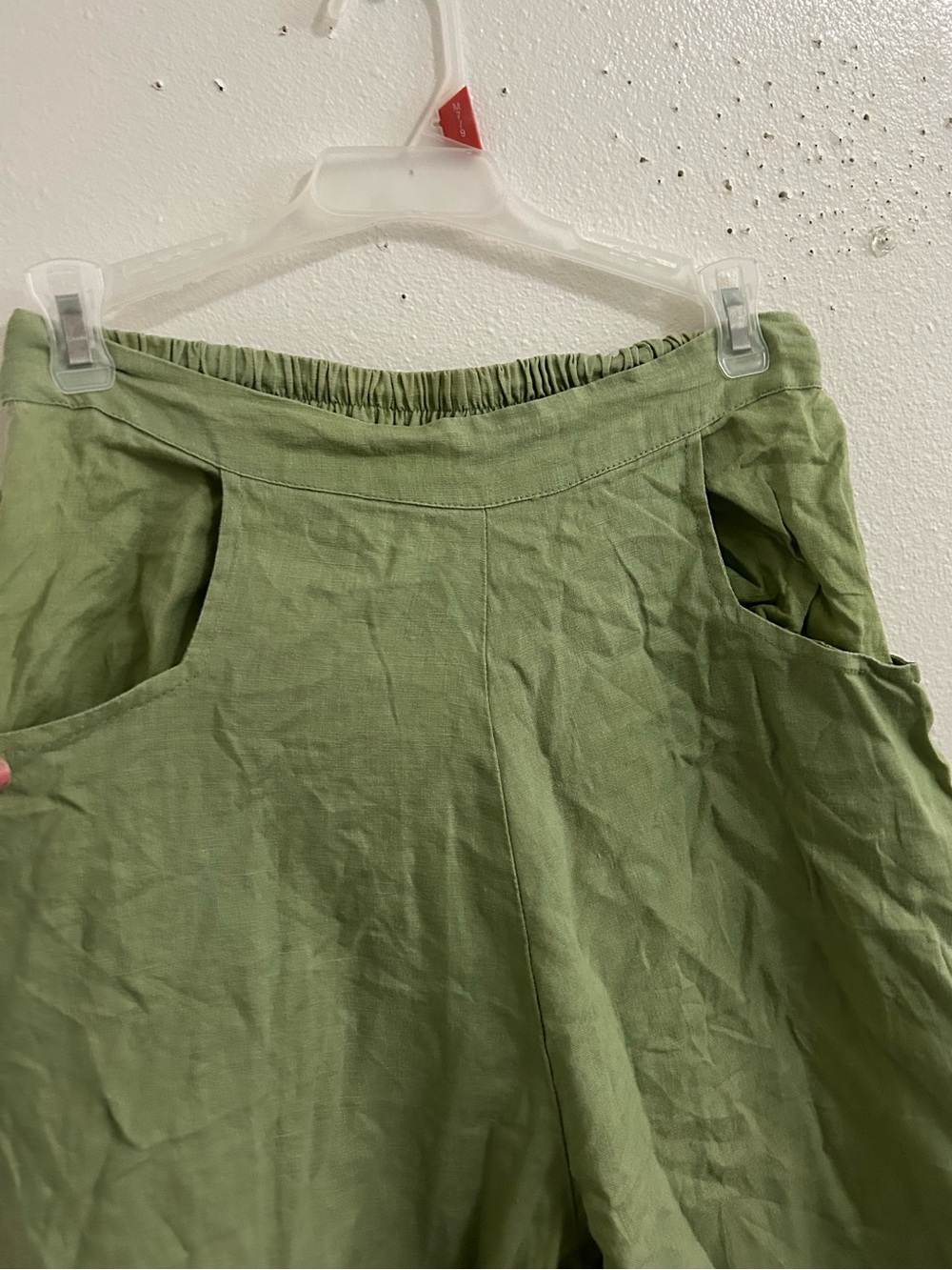 Lazy Bones 100% linen wide leg pants - Picture 3 of 6